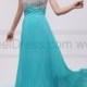 2014 Modern spring Strapless Simple Chiffon Bridesmaid/Blue Evening dress/Elegant Party/ Fashionable Beach Dress