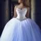 Sparkles beading details sweetheart neckline ball gown wedding dress