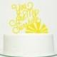 You Are My Sunshine - Wedding Celebration Party Gold Glitter Cake Topper