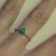 Turquoise Ring, Turquoise Wedding Ring, Trillion Ring, Triangle Ring, Gold Turquoise Ring,18k Solid Gold