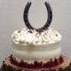 Wedding cake topper, real horseshoe, 3 sizes, barn wedding, engraving available, under 25