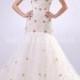 Buy Australia Luxurious Sweetheart Neckline Embroidery Organza Chapel Trian Mermiad Wedding Bridal Dresses at AU$448.83 - Dress4Australia.com.au