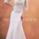 Buy Australia Mermiad Off-the-shoulder Half Sleeves Chiffon Overlay Sweep Train Wedding Bridal Dresses at AU$213.19 - Dress4Australia.com.au