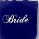 Navy Bride Wedding Tote Bag  by Bleu Boxx