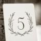 Sweet Vintage Wedding Table Number Signs 1-20 - White or Cream Stock
