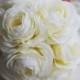 Wedding Bouquet Ivory Cream Ranunculus Silk Wedding Bouquet