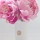 Pink Peony Bouquet - Small Bouquet, Small Peony Bouquet, Flower Arrangement