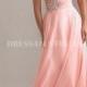 Buy Australia A-line One-shoulder Beading Pink Chiffon Long Formal Dress/ Prom Dresses at AU$164.94 - Dress4Australia.com.au