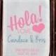 Hola Personalized Welcome Bag- Muslin Cotton Mini Favor Bags