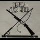 Happily Ever After Wedding or Grooms Cake Topper - With Fishing Rod and Shotgun. Comes with Stand and Cake Stakes