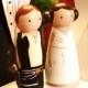 Original 3-D StarWars Cake Topper - 3D Hans Solow and Princess Leiah  -Peg Doll Wedding Cake Toppers -3-D Accents