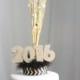New Year's 2016 Cake Topper