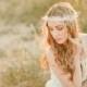 The Juliet Flower Crown created with dried babys breath