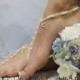 Barefoot sandals, sandle, beach, wedding, starfish, footless, jewelry, Key West silver 