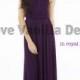 Bridesmaid Dress Infinity Dress Royal Purple Floor Length Maxi Wrap Convertible Dress Wedding Dress
