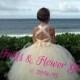 Ivory Lace Halter Tutu Dress Flower Girl Dress Sizes 2, 3, 4, 5, 6 up to Girls Size 12