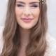 Wedding Hair Vine, Brass Flower and Leaf Bridal Headpiece, Wedding Hair Accessory, Grecian Hair Rustic Wedding Headband