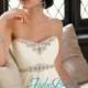 JC11033 Gracefull chiffon flowy light wedding dress for brides