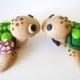 Sea Turtles Wedding Cake Topper - Choose Your Colors