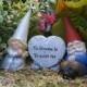 Gnomes Cake Topper - Customized 3 Piece Set for Wedding