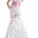 Buy Australia Mermaid Pink Flowers Organza Formal Dress/ Prom Dresses at AU$157.08 - Dress4Australia.com.au