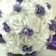 Romantic Bridal bouquet/ wedding bouquet with 29 flowers Artificial Rose flowers