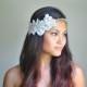 Bridal, Head Piece: Crystal, Lace, Wedding, Hair Accessory, Jewels, Rhinestones, Diamante, Headband
