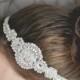 Crystal Bridal Headband, Rhinestone Wedding Headband, Bridal Hairpiece, Wedding Hairpiece, Beaded Crystal Hair Accessory, Vintage Inspired