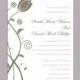 DIY Wedding Invitation Template Set Editable Word File Instant Download Printable Gray Wedding Invitation Flower Invitation Black Invitation
