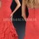 Buy Australia Mermaid sparkle Strapless Light Red Chiffon Layers Skirt Long Evening Dress/ Prom Dresses at AU$161.57 - Dress4Australia.com.au