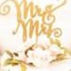 Mr and Mrs Cake Topper - Wedding Cake Topper - Daydream Collection