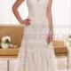 Essense of Australia Lace A- Line Wedding Dress Style D1771