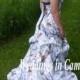 CAMO Princess wedding dress CORSET back with PICKUPS all sizes