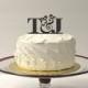 MONOGRAM Wedding Cake Topper INITIALS Bird Design Personalized Wedding Cake Topper with Any 2 Initials of Your Choice Custom Monogram Topper