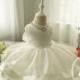 Ivory Girl Pageant Dress, Baby Birthday Dress PD023