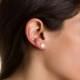 Flower stud earrings / Gold stud earrings / Flower girl earrings/ Bridesmaid gift/ Flower studs / Silver flower studs /Stud earrings
