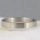 3mm 14K White Gold Wedding Band - Unisex - Matte Finish or Polished Finish - Commitment Rings - Classic Wedding Band - Mens Wedding Ring