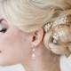 Bridal Hair Pins, Wedding Hair Pins, Swarovski Hair Pins, Pearl Hair Pins - DIANNE