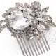 Wedding Hair Comb Swarovski Crystal Rhinestone Hair Comb Bridal Hair Comb Wedding Jewelry Hair Accessory Bridal Jewelry Bridesmaid Gift Mar