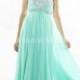 Buy Australia A-line Strapless Blue Chiffon Floor Length Evening Formal Dress/ Prom Dresses at AU$153.72 - Dress4Australia.com.au