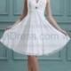 Halter Beaded Chiffon White 2013 Wedding Dress