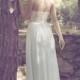 Ivory Bohemian Wedding Dress Beautiful Lace Wedding Long Gown Boho Gown Bridal Gypsy Wedding Dress - Handmade by SuzannaM Designs