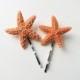 Mermaid Hair Pins-Sea Star Hair Pins- Starfish bridal Hair Pins-Wedding Hair Accessories-Wedding Hair- Beach Wedding Hair Accessories