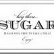 Hey There Sugar - 8 x 10 Wedding Sign, Dessert Bar or Candy Bar Sign by Abigail Christine Design