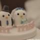 Love birds  Wedding Cake Topper (K345)
