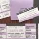 Concert Ticket Invitation with RSVP tear-off stub / Wedding / Birthday / Bat Mitzvah / Party