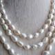 baroque pearl Necklace-pearl jewelry, 55 inches 10-12mm Freshwater Pearl Necklace,long pearl necklace,big pearl necklace, mother necklace