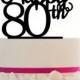 10 20 30 40 50 60 70 80 90 Birthday/Anniversary Cake Topper Personalized With 50 different colors