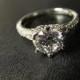 Classic Designer Inspired Engagement Ring, Made to Order
