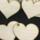 25 Wooden Hearts, Wood Heart Decor, 2.5 inch Gift Favor Tag, Place Card, Guest Book, Bridal Shower Hearts, Escort Card, Wedding Table Deco